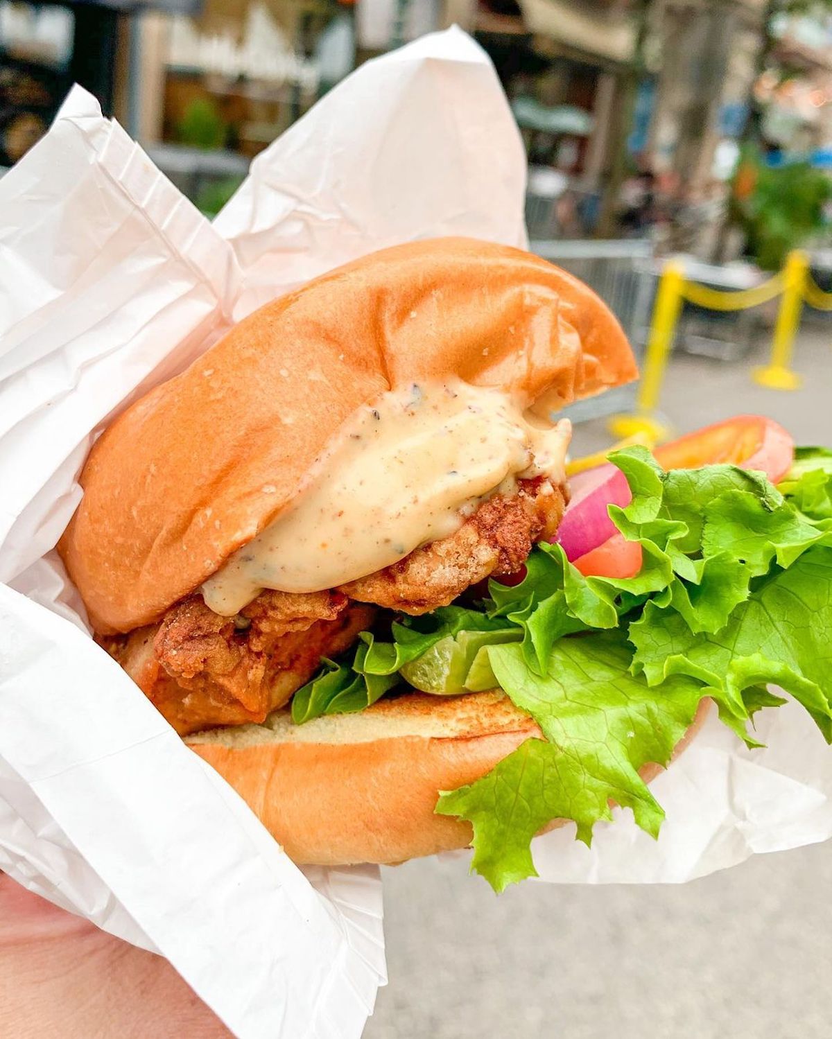 HipCityVeg to Sling Burgers in Union Square