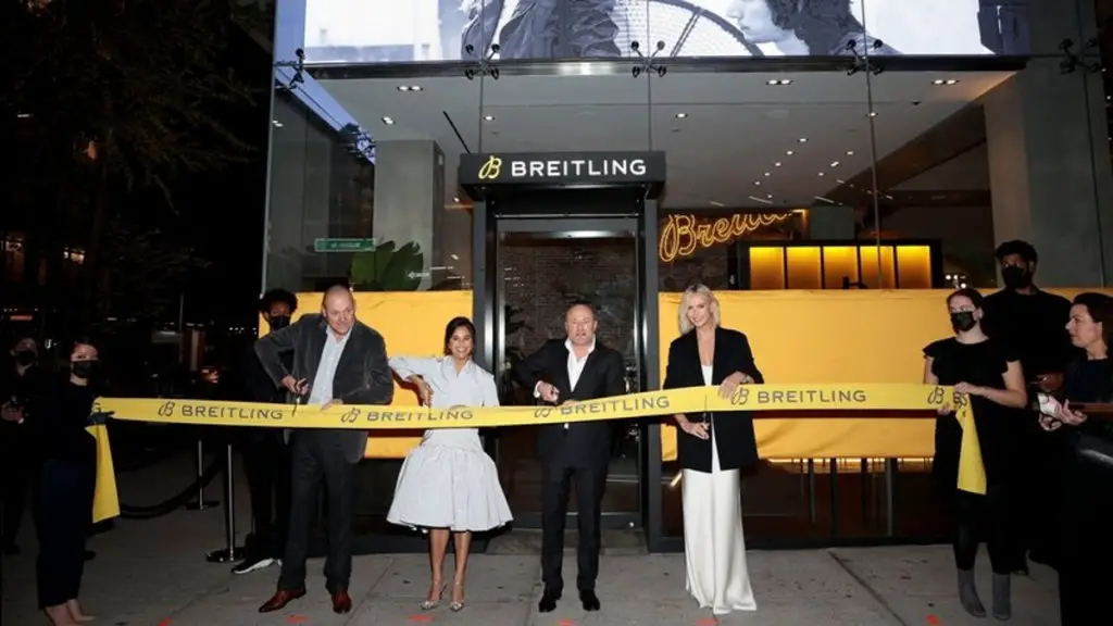 The All-New Breitling Boutique New York Opens With A Star-Studded Celebration